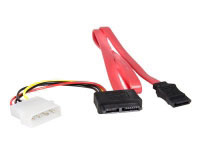 Startech.com Adaptador de Cable de Alimentación de 20 pulgadas Slimeline SATA a SATA con LP4 (SLSATAF20) Startech.com Adaptador de Cable de Alimentación de 20 pulgadas Slimeline SATA a SATA con LP4 (SLSATAF20)
